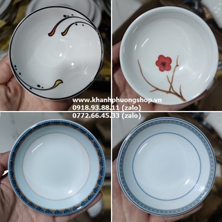chén đựng nước chấm sứ Minh Long - chén đựng nước chấm sứ