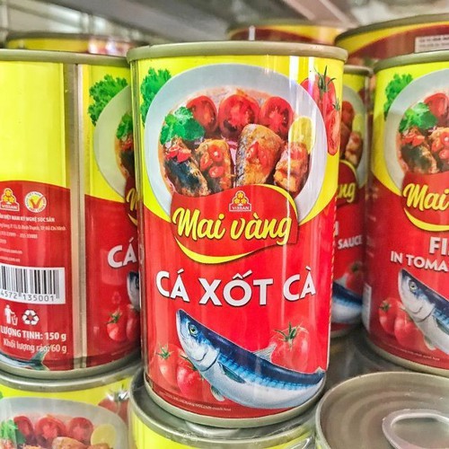 Combo 6 hộp Cá Xốt Cà Mai Vàng Vissan Hộp 150g