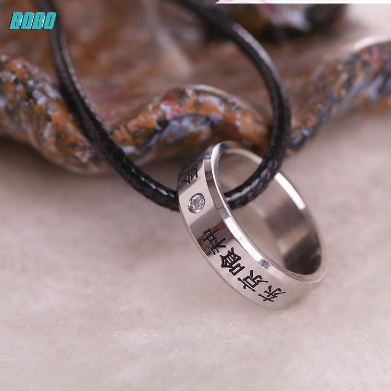 [Trong Kho] 1Pc Jewelry Cosplay Tokyo Ghoul Ken Kaneki Ring Wedding Bands for Women Sterling Silver