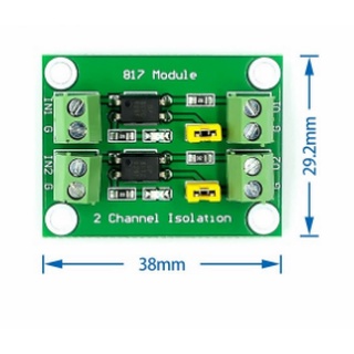 Module opto 2 kênh cách ly quang dùng pc817