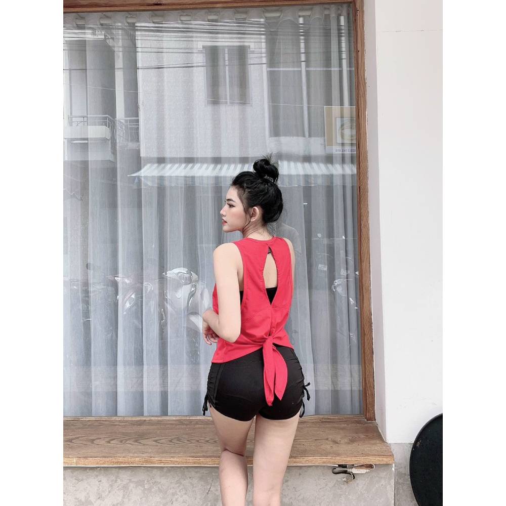 Áo Tank Aspen Dây Buộc Lưng Cực Đẹp