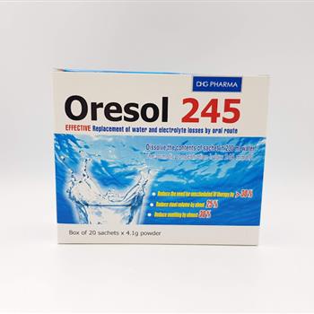 Oresol 245 hộp 20 gói bù nước chất điện giải