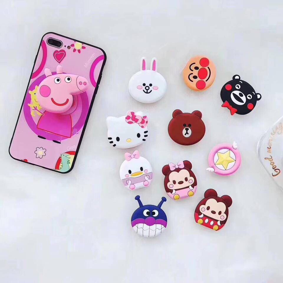 Popsocket hình thú Silicon - Giá đỡ điện thoại (Nhiều Hình)