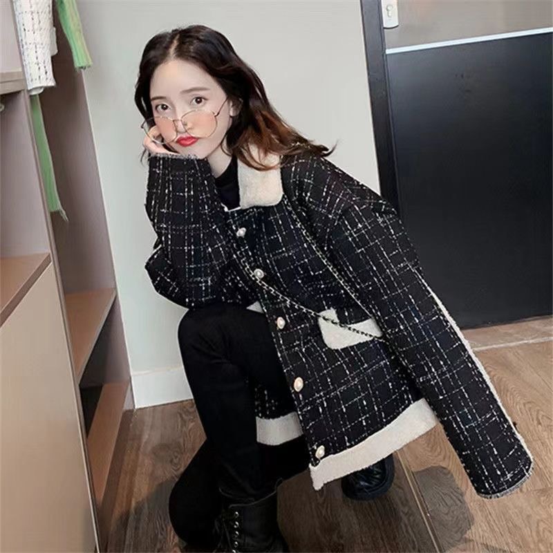 ÁO KHOÁC DẠ NỮ LÓT LÔNG CỪU HÀNG QC CAO CẤP 2021