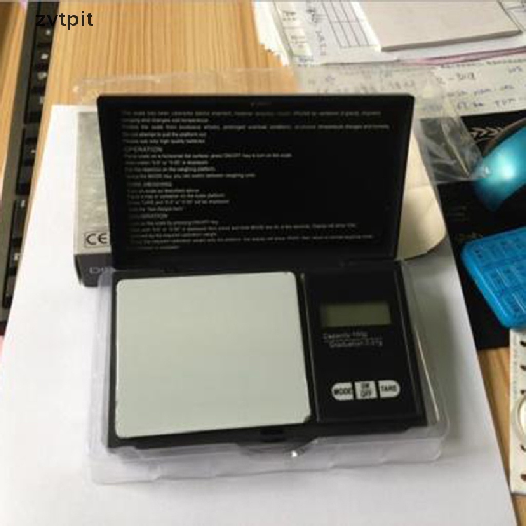 [ZVPT] 200g * 0.01g LCD Digital Pocket Scale Jewelry Gold Gram Balance Weight Scale DSF