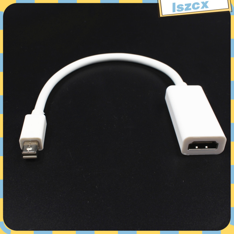 1080P Mini DisplayPort To HDMI HDTV Male To Female Converter W/ 6inch Cable