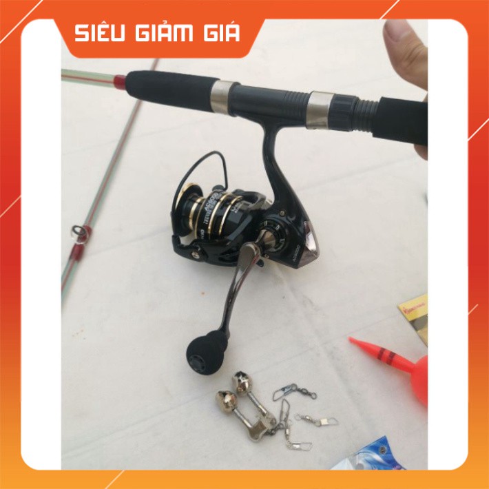 [Combo] R Bộ Cần Câu cá Shimano Đặc Trong Tim - Máy Deukio AC 6000 + Full Phụ kiện - ĐỒ CÂU NGỌC HẢI [Giá rẻ]