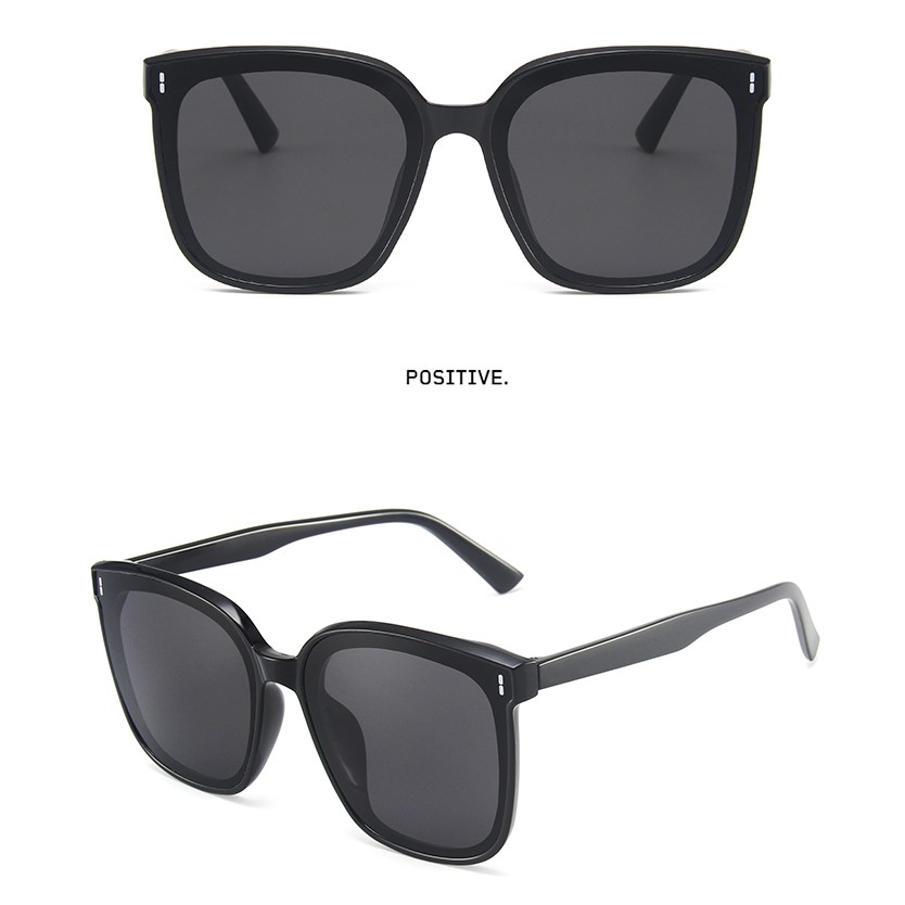 Kính Mát Gọng Vuông Cỡ Lớn Phong Cách Cổ Điển Dành Cho Cả Nam Và Nữ