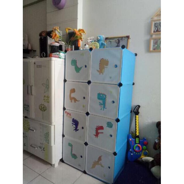XẢ KHO ⚡️XẢ KHO GIÁ SỐC- TỦ NHỰA GHÉP 8 Ô THÂN SÂU 47cm. Tặng 1 treo đồ. Mẫu hợp vs mọi lứa tuổi.