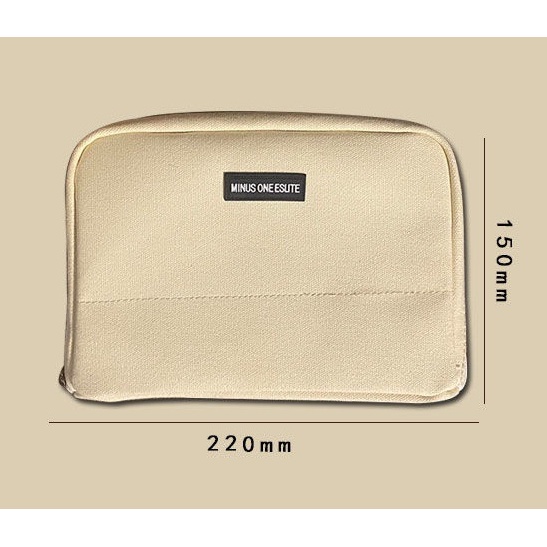 Túi Đựng Bút Bằng Vải Canvas Cỡ Lớn Đa Năng Thiết Kế Đơn Giản Dành Cho Học Sinh