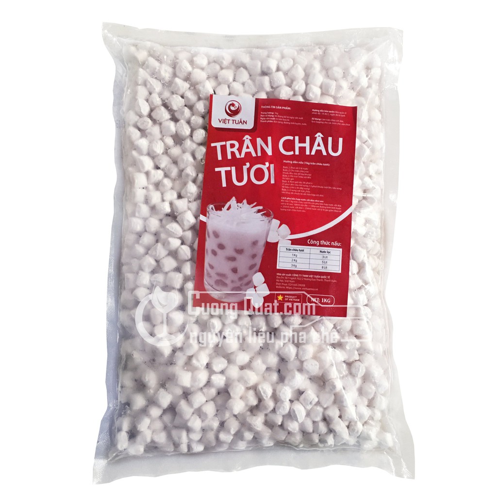 Trân Châu Tươi Hạ Long 1kg  hàng giữ  lạnh