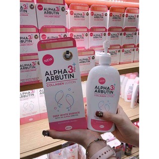 Sữa dưỡng trắng da Alpha Arbutin Collagen Collagen Lotion 3+ Plus