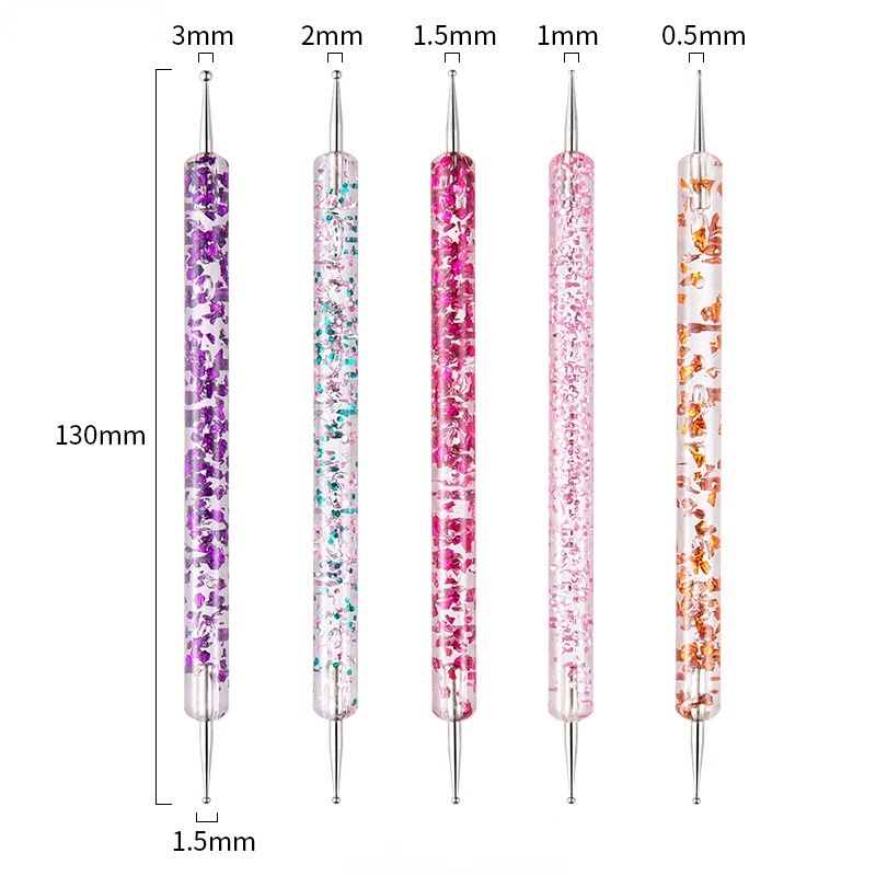 Set 5 Bút Chấm Bi Trang Trí Móng 2 Đầu