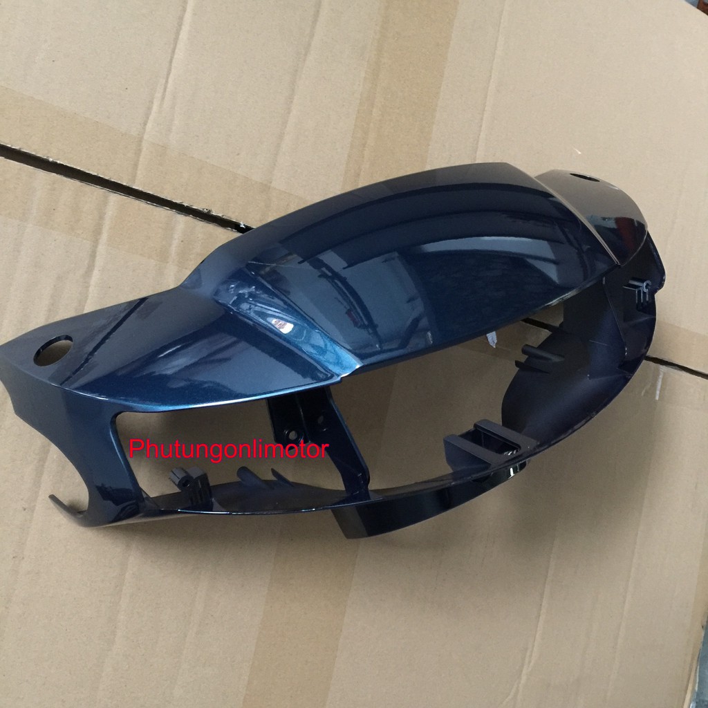 Ốp Đầu Đèn Viva 110 Màu Xanh Nhớt- Phụ tùng chính hãng suzuki