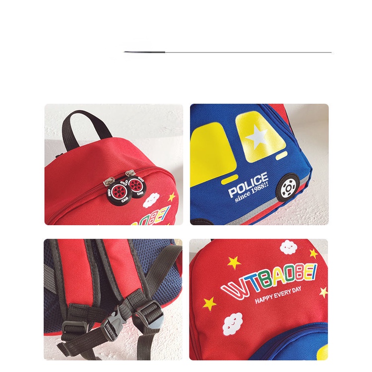 Ba Lô Đi Học Siêu Nhẹ Họa Tiết Hoạt Hình Dễ Thương Cho Bé Mẫu Giáo