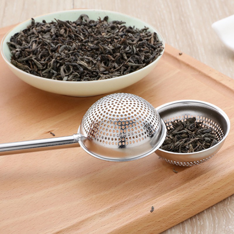 Mesh Tea Strainer Stainless Steel Tea Infuser Reusable Metal Tea Bag Filter Loose Leaf Green Tea Strainer for Mug