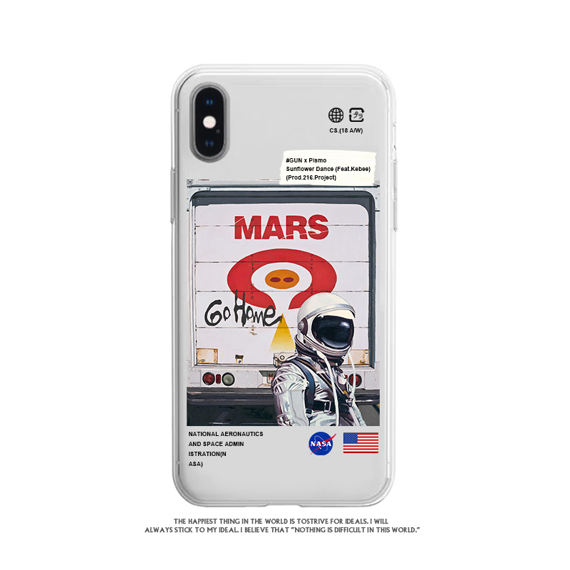 Ốp Lưng Phong Cách Phi Hành Gia Nasa Cá Tính Cho Oppo A93 A73 2020 F17Pro F17 A31 A8 A72018 A92020 A52020 A83 A71 A5S A3S A59 A77 A79 A15 F3 F1S F5