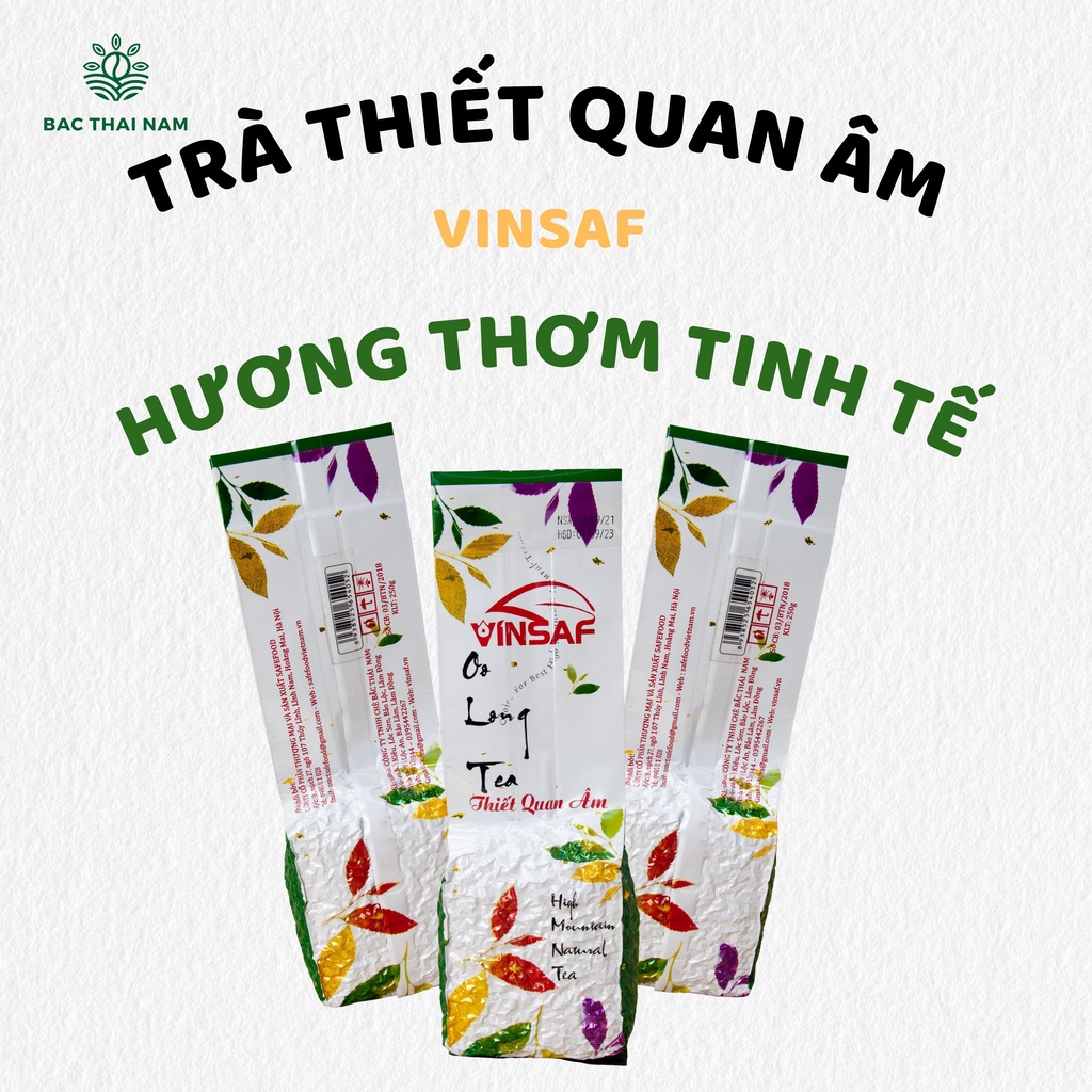 Trà olong Thiết Quan  m VinSaf 500g nguyên liệu pha chế đồ uống trà sữa TOLTQA500