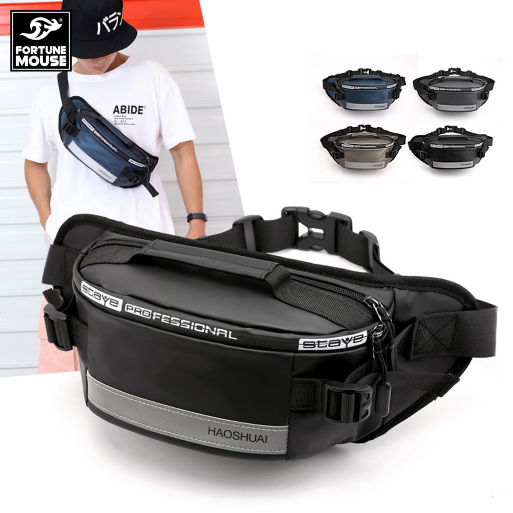 [NEW TREND] Túi đeo chéo kết hợp đeo bụng CHỐNG NƯỚC CHỐNG RÁCH Fortune Mouse HA23