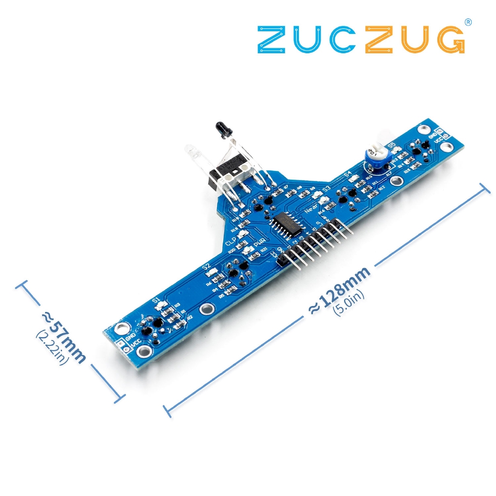 5 Channel Tracing Sensor Module IR Infrared Detector Tracking Line Obstacle Avoidance Sensor Module For Smart Car Robot | BigBuy360 - bigbuy360.vn