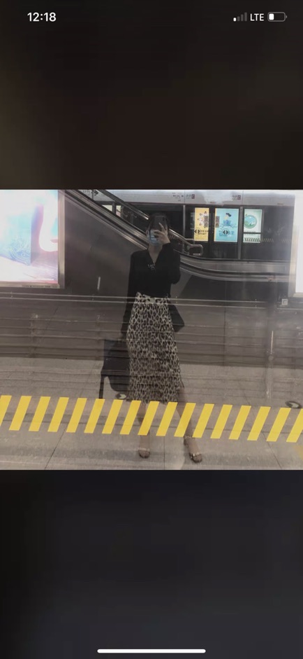 Chân váy len midi da báo (sẵn) | BigBuy360 - bigbuy360.vn