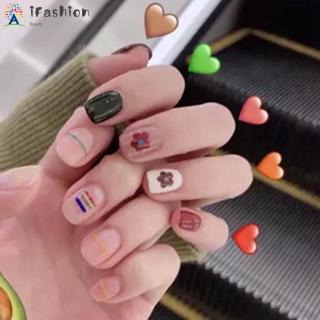 Sticker Dán Móng Hoạ Tiết Hoa Cầu Vồng