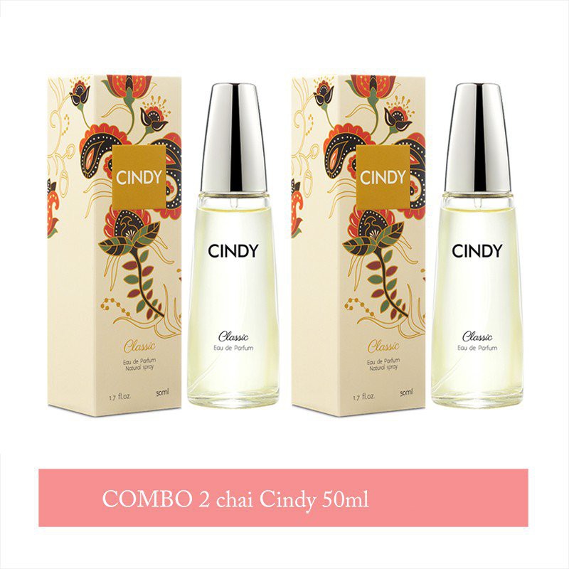 Combo 2 Nước Hoa Cindy Classic 50ml 01