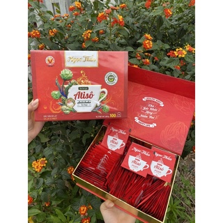 Trà atiso ngọc thảo túi lọc - hộp cao cấp - 100gói x 2g