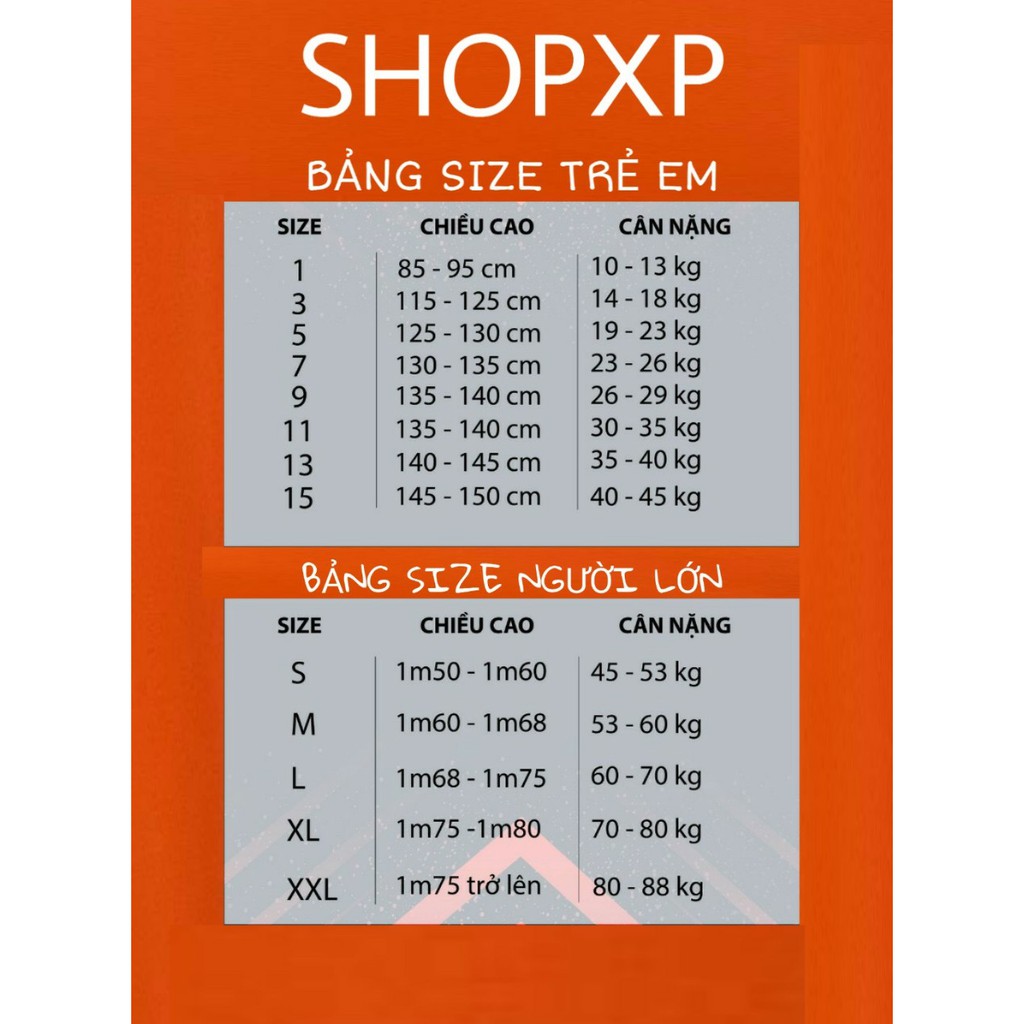 Áo bóng đá trẻ em ĐT Brazil Vàng 10-45Kg Vải thun lạnh cao cấp