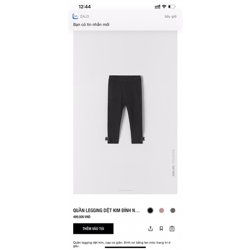 Legging bé gái Zara