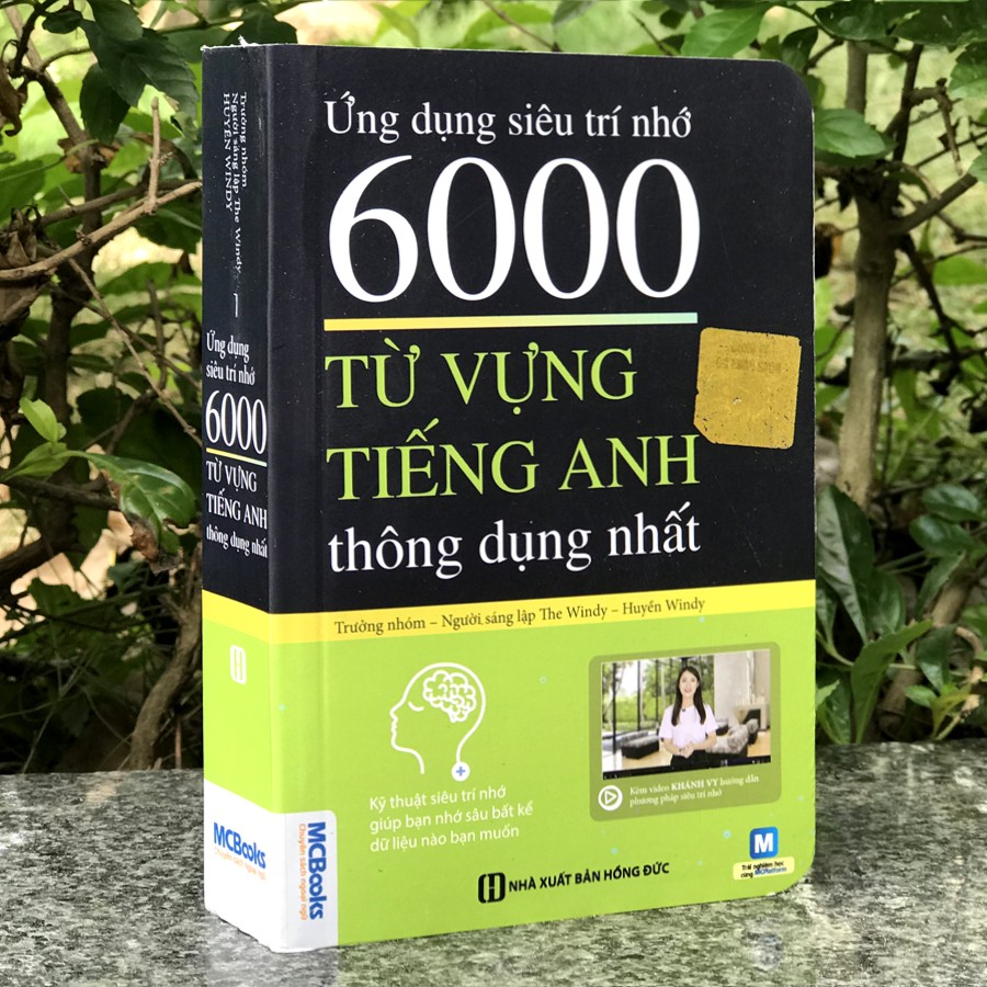 Sách - Ứng Dụng Siêu Trí Nhớ 6000 Từ Vựng Tiếng Anh Thông Dụng Nhất - Tái bản 2020