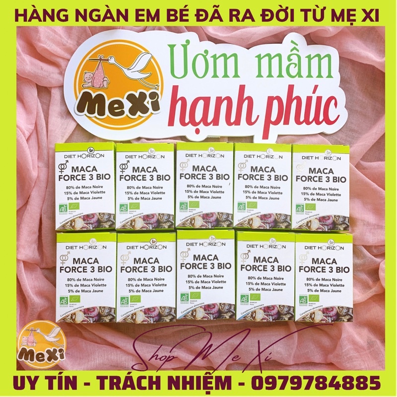 Maca xanh FORCE 3 Bio  - tăng thụ thai, niêm mạc đẹp