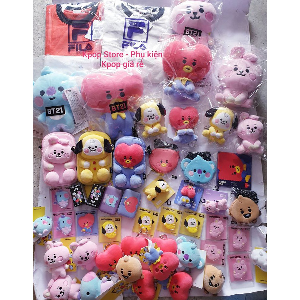 Offical BT21 baby sitting doll Gấu bông Bt21 chính hãng