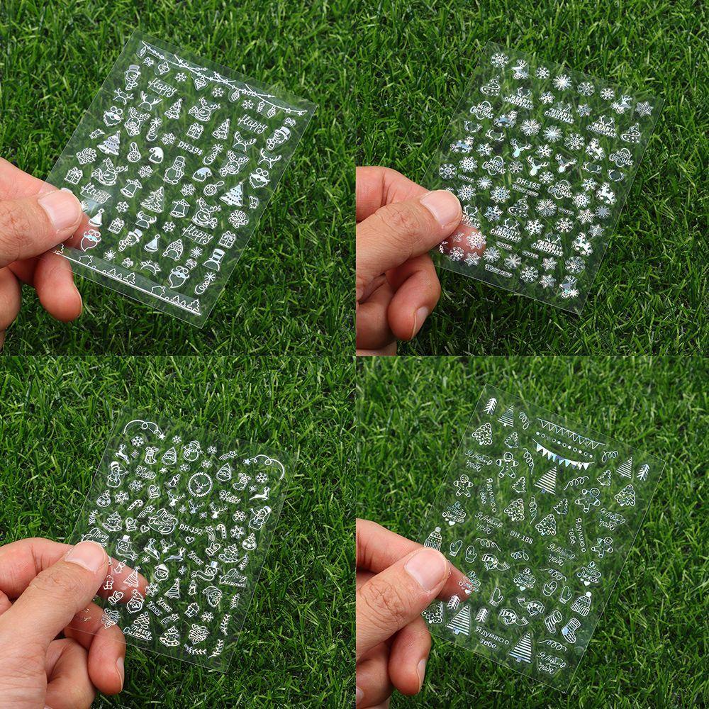 Hình Dán Móng Tay Nghệ Thuật EUTUS Mới|Miếng Dán Trang Trí Móng Tay Hình Bông Tuyết Xinh Xắn