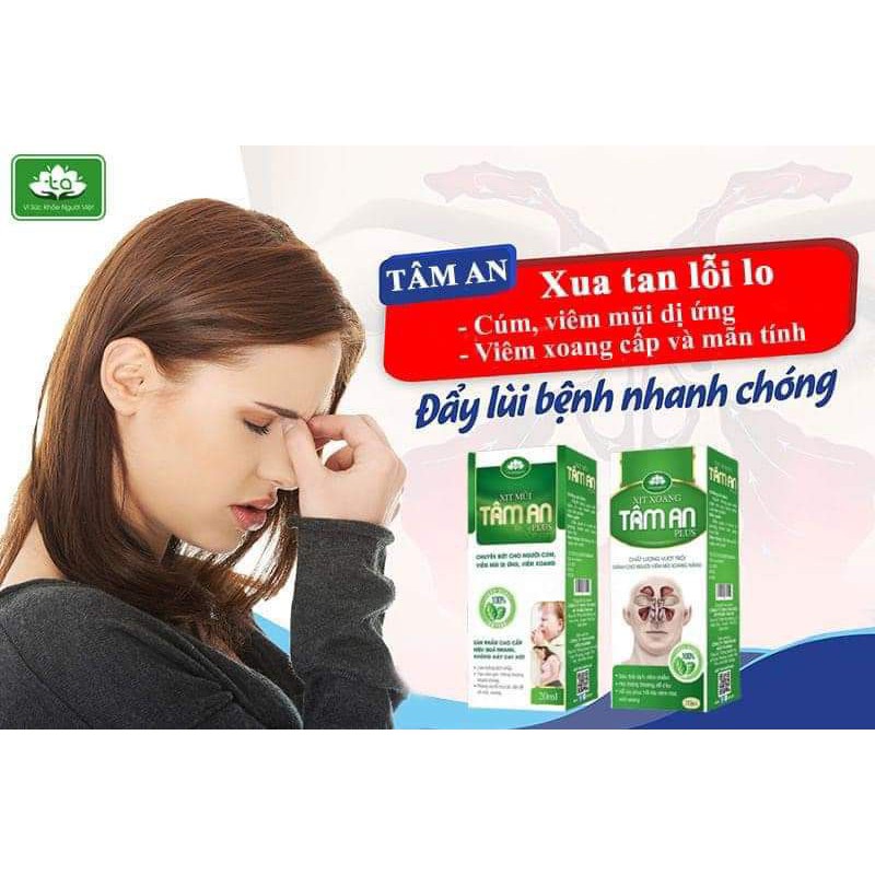 Xịt Xoang Tâm An (Chính Hãng)