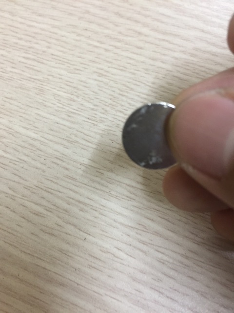 Nam ch&acirc;m trắng đất hiếm 15x1mm