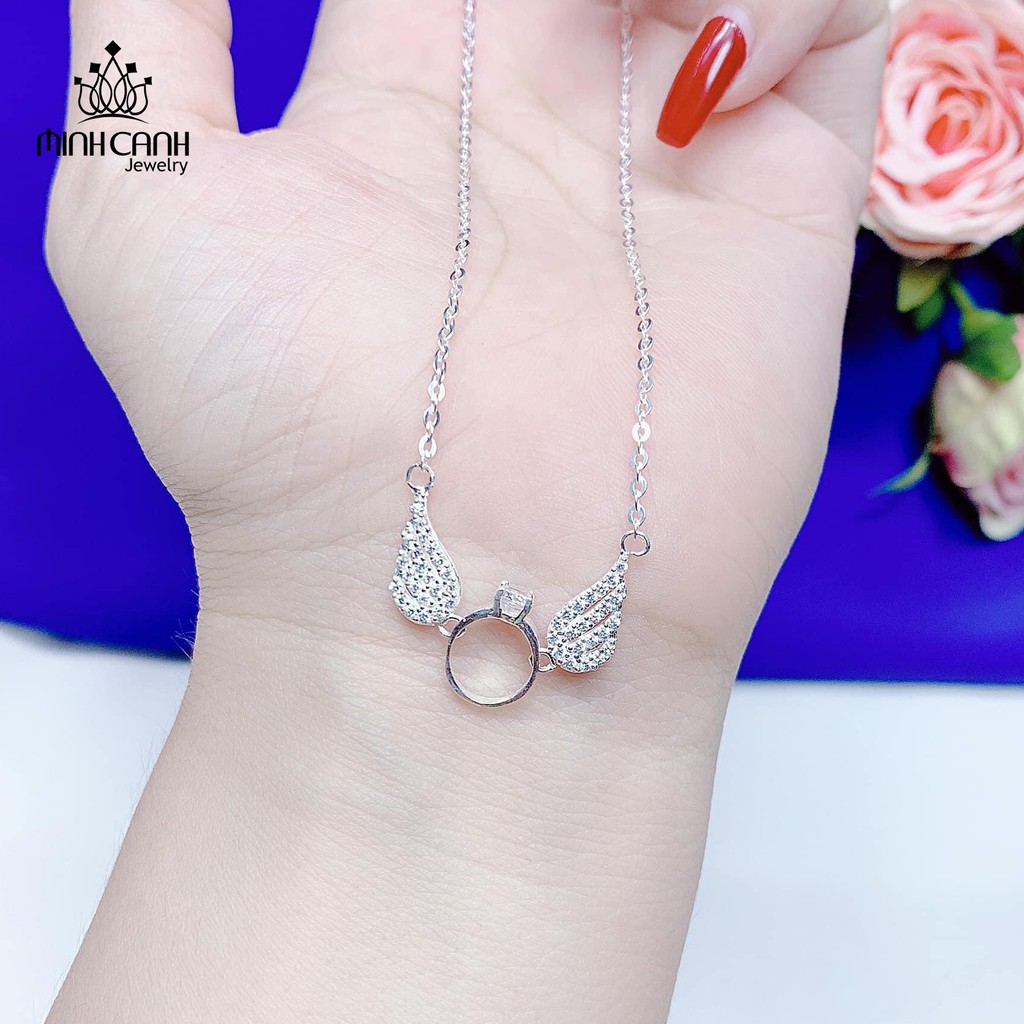 Dây Chuyền Cánh Thiên Thần Mặt Nhẫn - Minh Canh Jewelry
