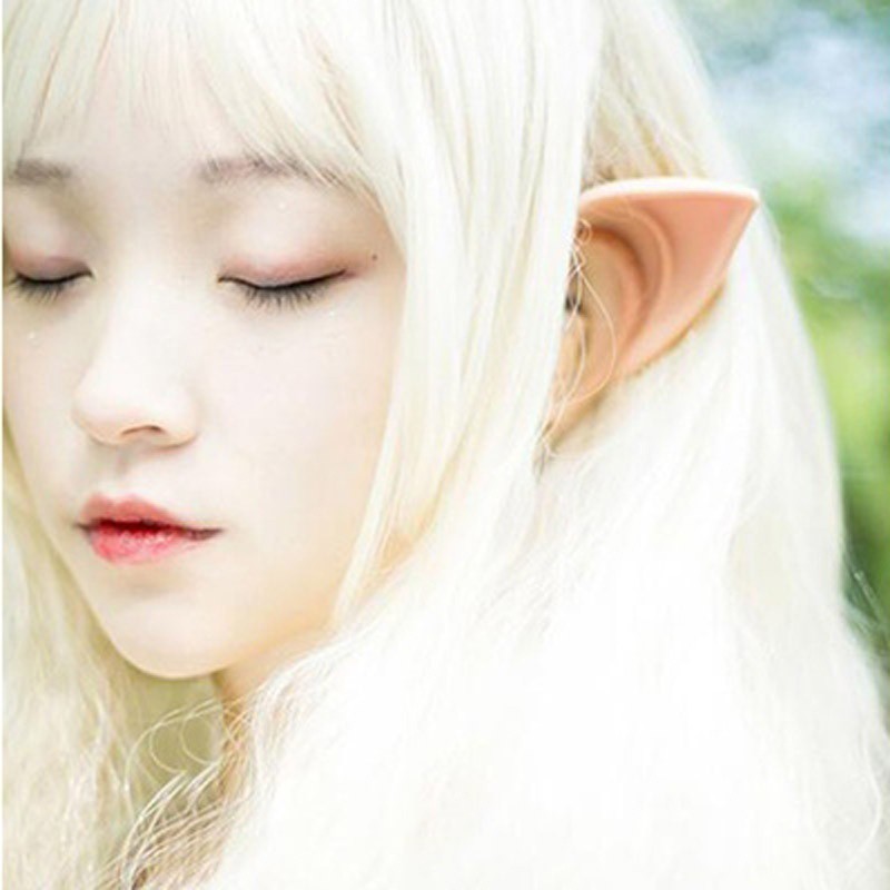 Bộ 2 phụ kiện đeo tai cosplay yêu tinh phong cách Halloween
