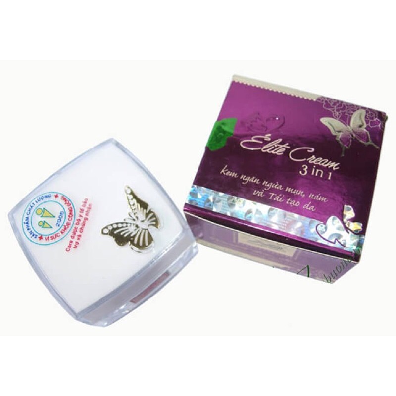 Kem ngăn ngừa mụn nám và tái tạo da Elite Cream 3in1 13g