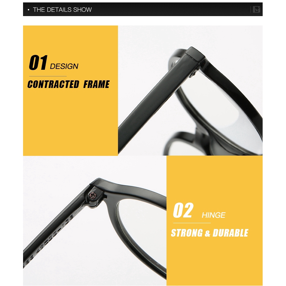 Kính mát SAMJUNE 15988 dáng tròn thời trang cho nữ