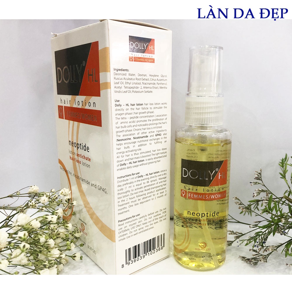 Tinh chất dưỡng Gamma Dolly HL Hair Lotion dưỡng tóc giảm rụng tóc chai 60ml