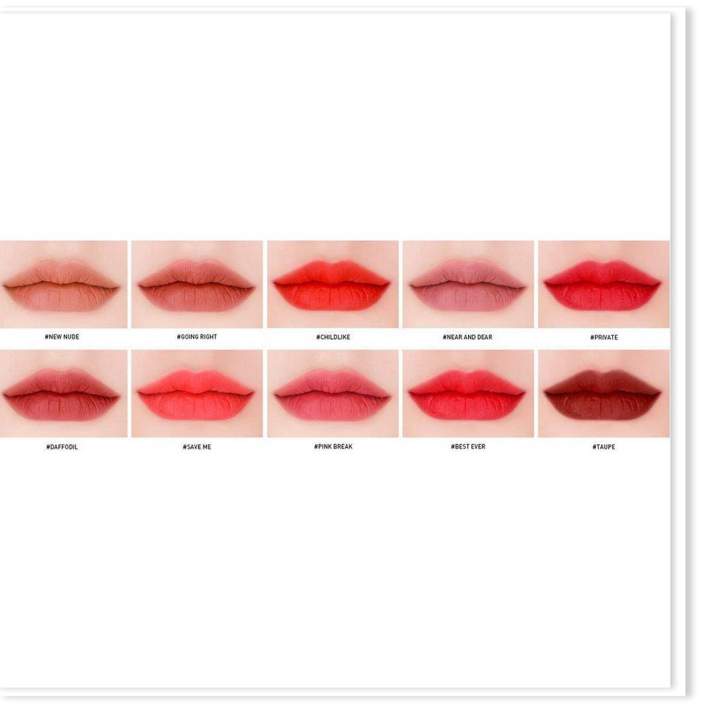 [Mã giảm giá] Son kem lì 3CE Velvet Lip Tint #Save Me + Gương trang điểm mini xinh xắn