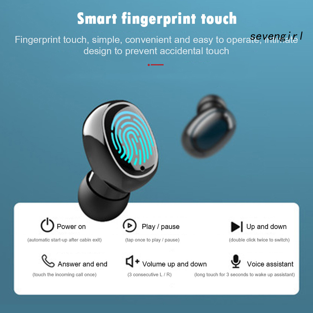 Tai Nghe Nhét Tai Sev-275 Bluetooth 5.0 Có Đèn Led Và Phụ Kiện