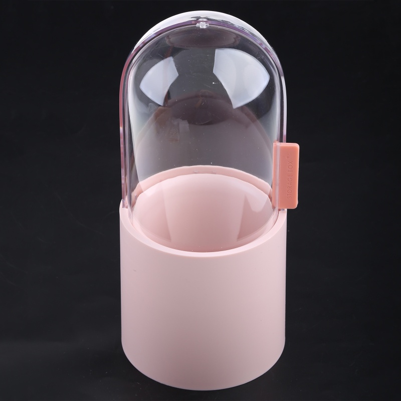 Giá Đỡ Cọ Trang Điểm 12 Lỗ Có Nắp Đậy Tiện Lợi