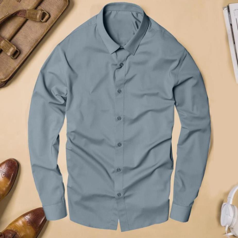 [ĐỒ ĐẸP - GIÁ TẬN GỐC] Áo sơ mi nam dài tay cổ bẻ vải cotton lụa thái chống nhăn chống xù cực sang trọng mát mịn | BigBuy360 - bigbuy360.vn
