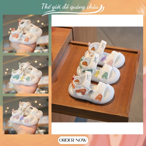 Dép Sandal cho bé trai và bé gái tập đi thoải mái dễ thương hàng Cao Cấp Quảng Châu (7803)
