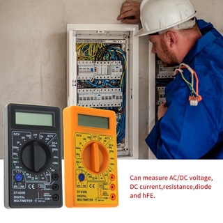 Đồng hồ vôn kế đo điện vạn năng Dt-830B Ac / Dc có phụ kiện thiết kế chuyên dụng