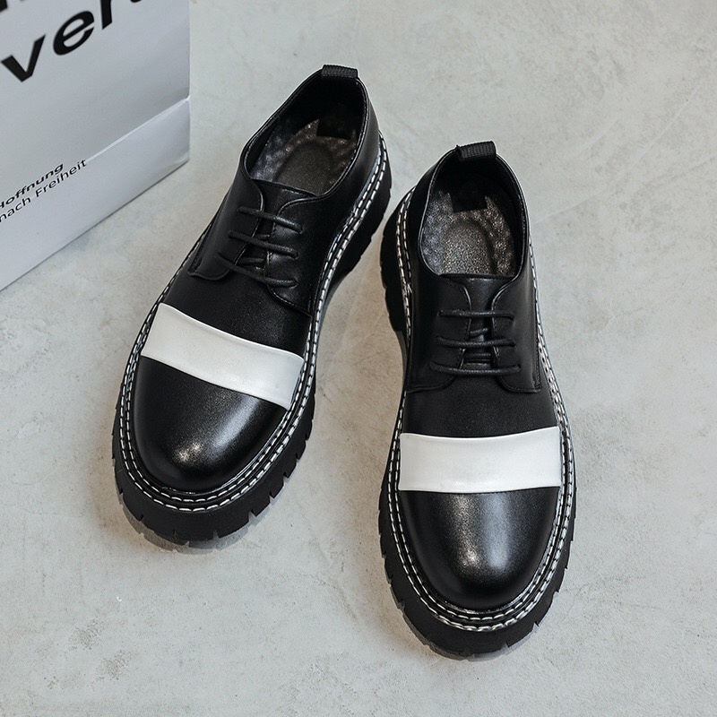 Giày Modern Derby hiện đại, Giày da nam HOMME cao cấp đế tăng 4,5cm chiều cao 3367-R