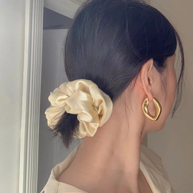 Dây buộc tóc Scrunchies / Dây cột tóc Scrunchies các màu vintage