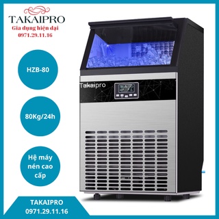 Máy làm đá viên TAKAIPRO HZB-80- công suất 80Kg/ngày- Tặng kèm quả lọc nước Hicon